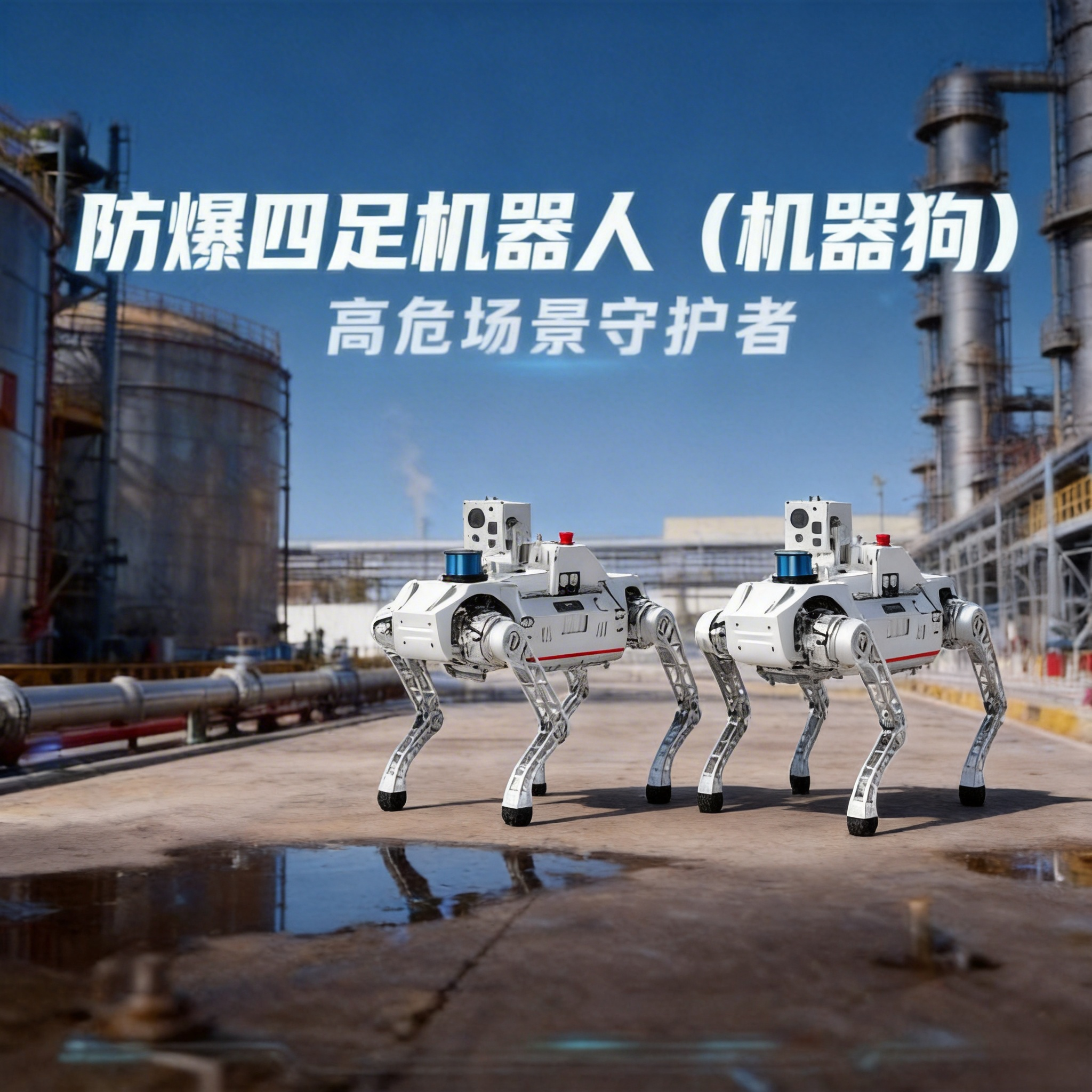 穿山甲防爆四足机器人（机器狗）