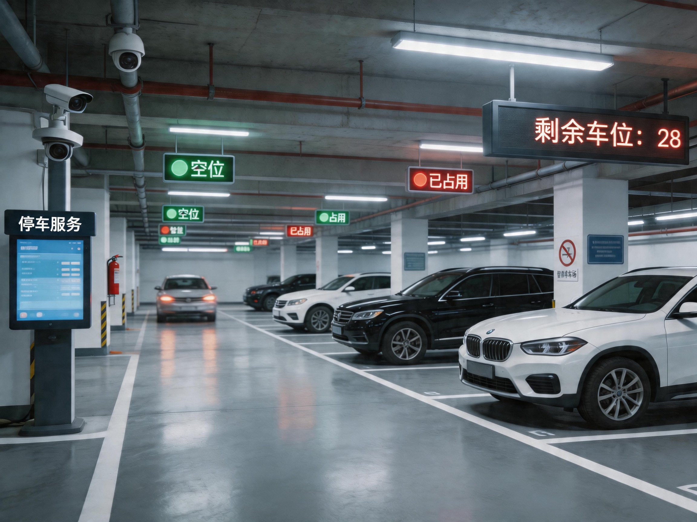 鹤中一体看中方丨中方县城北片区智慧停车场建设进入收尾阶段